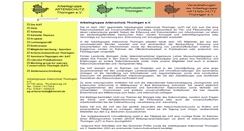 Desktop Screenshot of ag-artenschutz.de